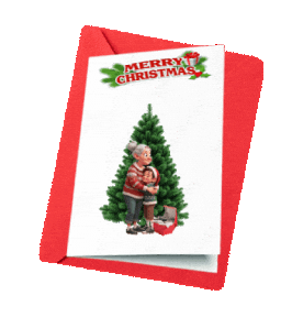 Christmas Day Friends Sticker