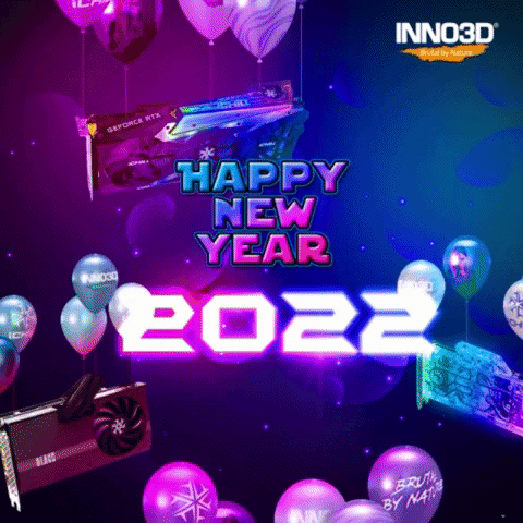 New Year GIF by INNO3D_global