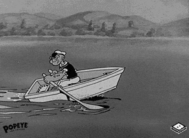 Kayaking Black And White GIF by Boomerang Official