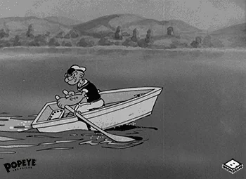 Kayaking Black And White GIF by Boomerang Official