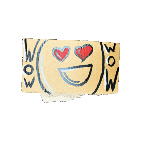 Pancarte Wow Sticker by Paleo Festival