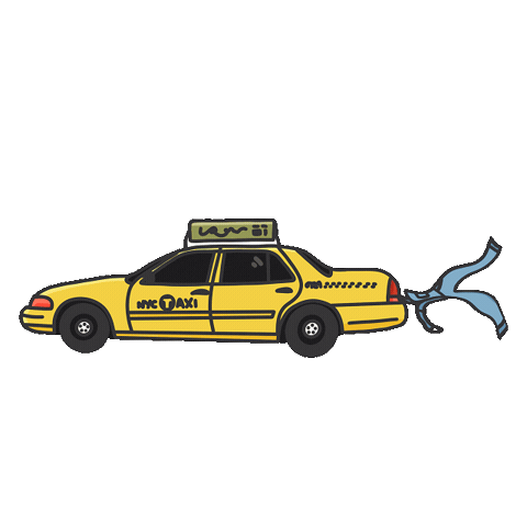 Taxi Overalls Sticker by public emily artist management