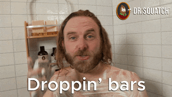 Singing In The Shower GIF by DrSquatchSoapCo