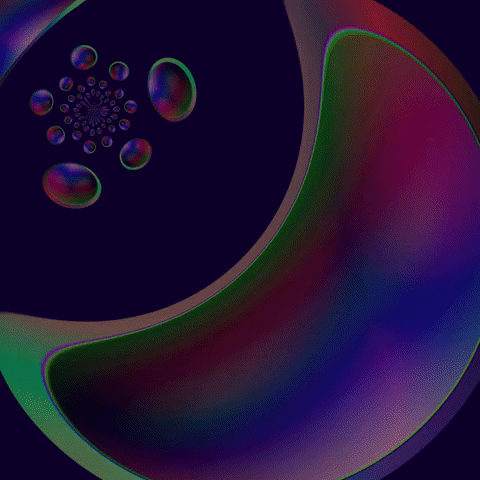 RubenCurbelo loop abstract link gradient GIF