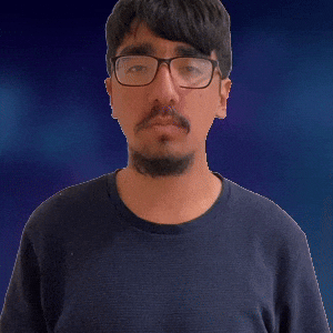 Covering mouth with hand