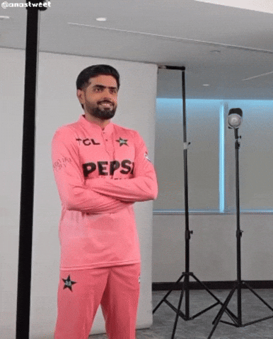 Babar Azam Pink GIF