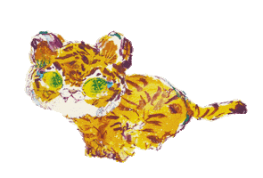 Tiger 호랑이 Sticker by THOMAS LEE