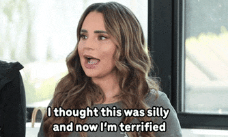 Scared Not Funny GIF by Rosanna Pansino
