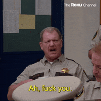 Fuck Off Reno 911 GIF by The Roku Channel