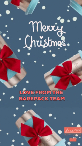 Happy Merry Christmas GIF by barePack.co