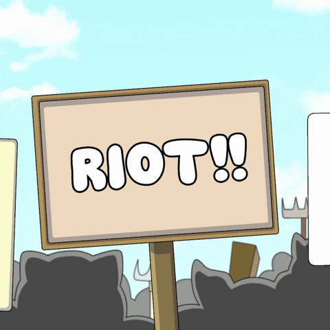 Protest Looting GIF by Amiko Legends