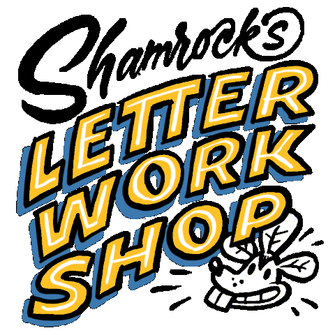 Shamrockletterworkshop01 Sticker by shamrock-amsterdam