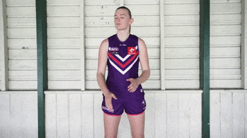 No Deal Strom GIF by Fremantle Dockers