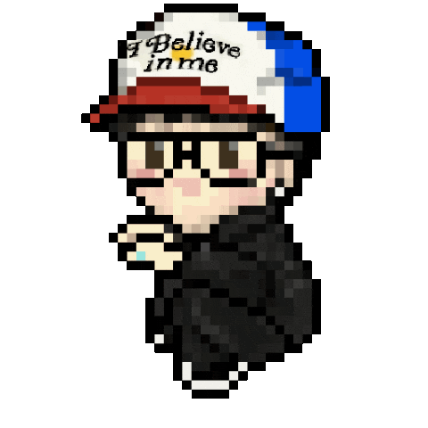 Pixel I Believe In Me Sticker