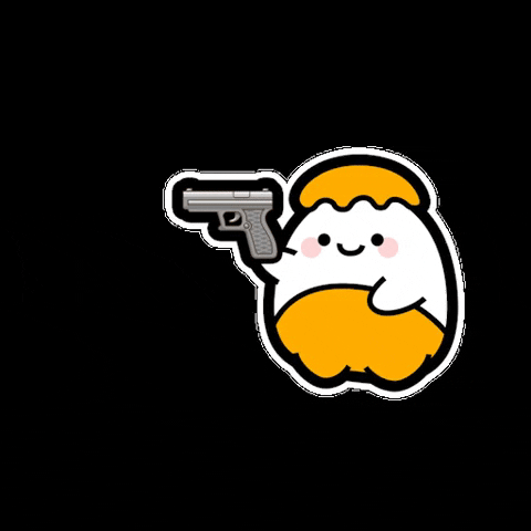 Gun Mascot GIF by Superbuy.my