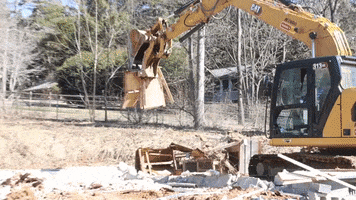 Excavator Destroy GIF by JC Property Professionals