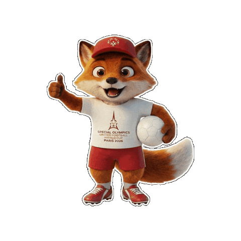 Foxy Sticker by Special Olympics