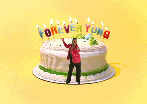 happy birthday cake GIF by Birthday Bot