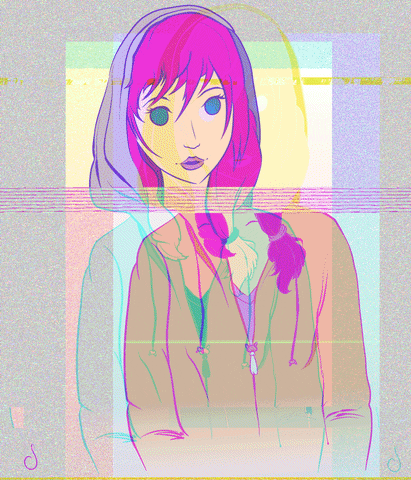 Illustration Glitch GIF by samnum