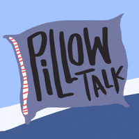 pillow talk relationship GIF by Denyse