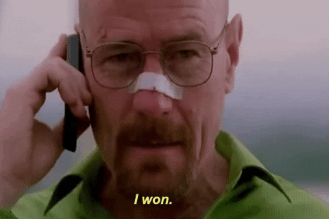 Walter White Win GIF van Breaking Bad