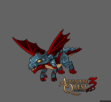 d4g3 aq3d baby dragon GIF