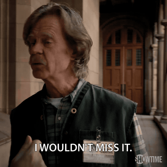 episode 5 i wouldnt miss it GIF by Shameless