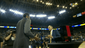 shakes hand good job GIF by NBA