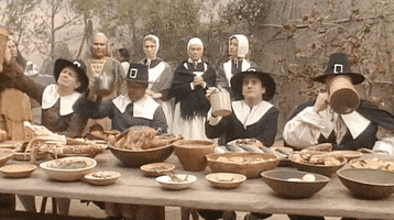Thanksgiving Pilgrim GIF by Roseanne