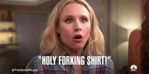 shocked kristen bell GIF by The Good Place