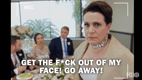 Fuck Off Season 9 GIF by Curb Your Enthusiasm - Find & Share on GIPHY