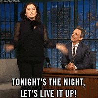 Excited Seth Meyers GIF by Late Night with Seth Meyers