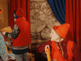 santa claus office hello GIF by The Elves!