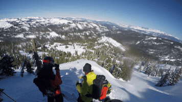 Skiing Snowboarding GIF