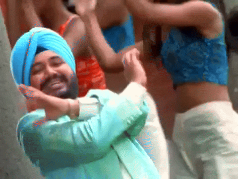 india daler mehndi balle balle GIF