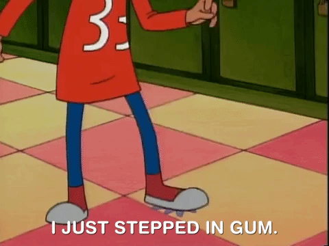 Step In Gum GIFs - Get the best GIF on GIPHY
