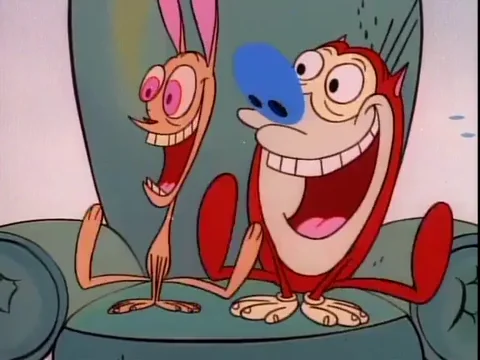excited ren and stimpy GIF by NickSplat