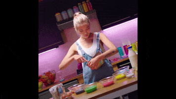 Girl Cooking GIF