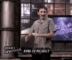 martial arts karate chop GIF by The Jerry Springer Show