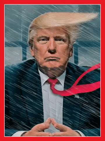 fusiontribal time's new cover: inside donald trump's white house chaos GIF