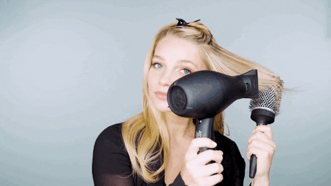 GIF: beauty, makeup, blow dry, haircare, hair care, redken, makeup tips,  blowdry GIF