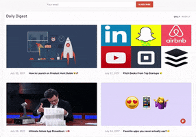 newsletter GIF by Product Hunt