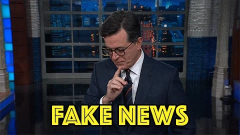 stephen colbert fake news GIF by The Late Show With Stephen Colbert