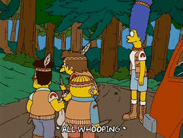 bart simpson running GIF