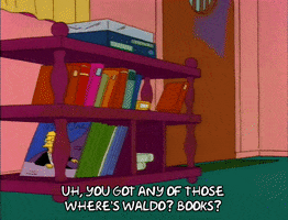 Season 3 Books GIF by The Simpsons