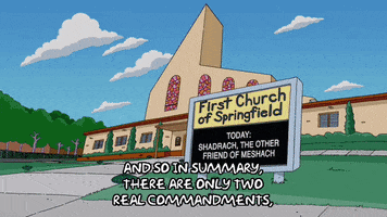 Episode 15 Church GIF by The Simpsons