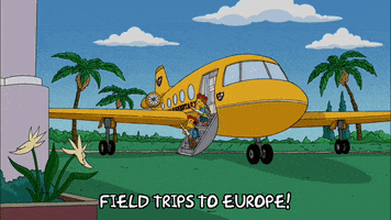 Traveling Episode 19 GIF by The Simpsons