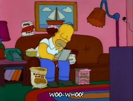 happy homer simpson GIF