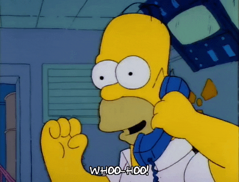 Excited Season 3 GIF by The Simpsons - Find & Share on GIPHY