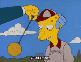 Season 3 Swinging Pendulum GIF by The Simpsons